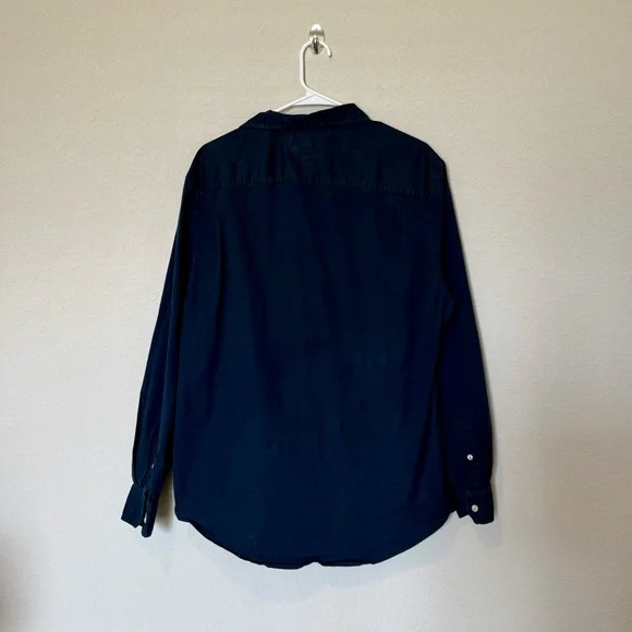 Men’s Tommy Hilfiger Blue denimCasual Button Down Shirt Size XL long sleeve - Picture 5 of 6